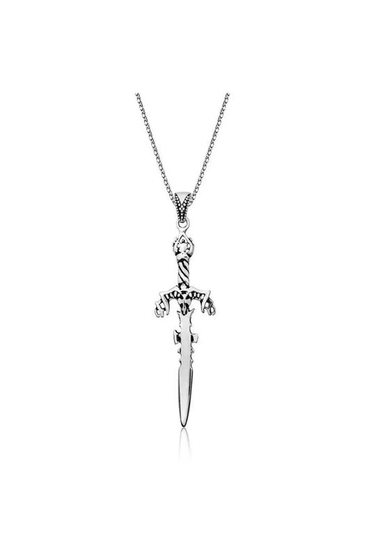 Silver Sword Men's Necklace